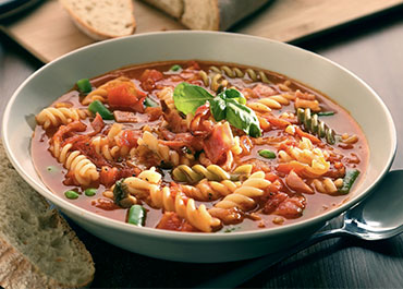 Minestrone Soup with Ayrshire Middle Bacon